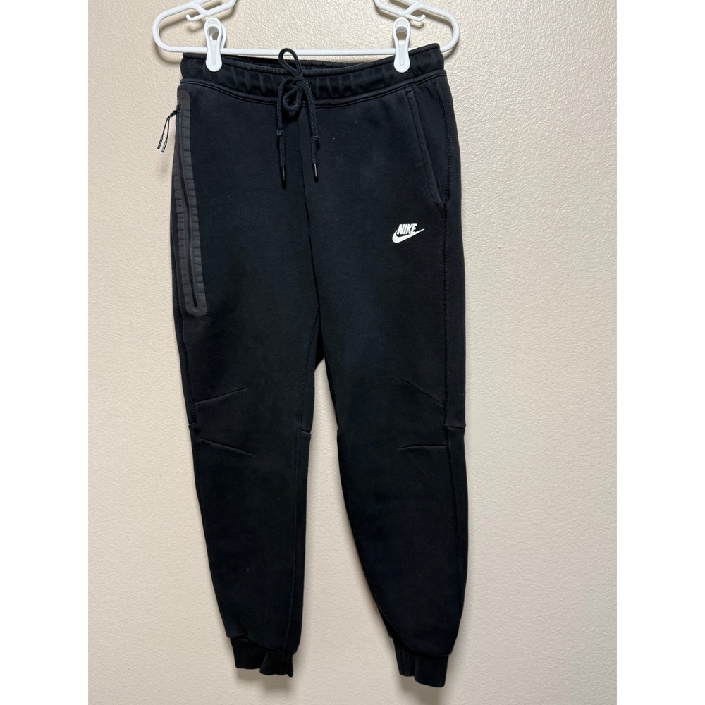 Nike Tech Fleece Joggers Womens Medium Black Sweatpants CW4292-010
